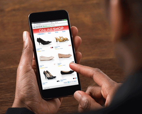 Online shopping mobile