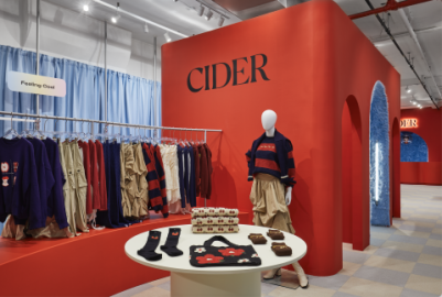 Gen-Z smart-fashion retailer Cider is making its physical store debut with a New York City-based pop-up location. 